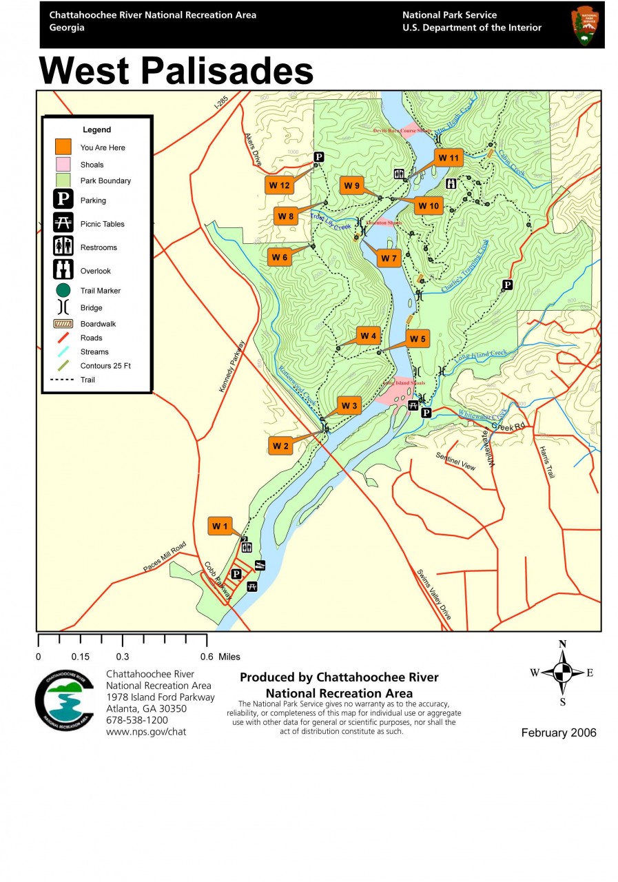 Trail Map 2006 W Pal Markers mxd.mxd